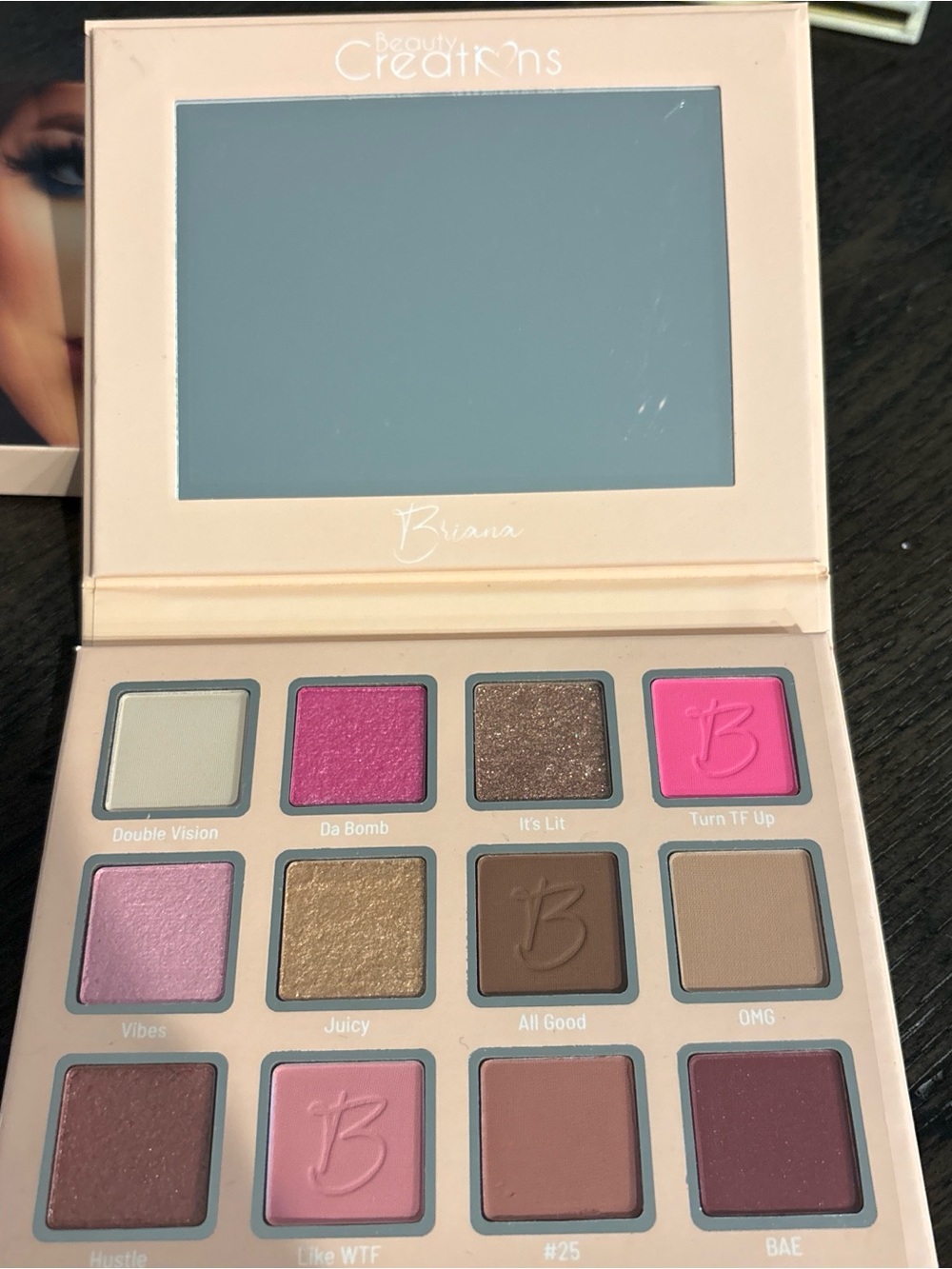 Beauty Creations Briana Eyeshadow Palette - Pink, Brown & Gold Shades